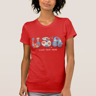 Camiseta Dia da Independência do Patriótico dos EUA
