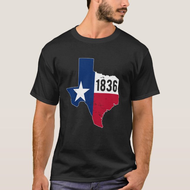 Camiseta Dia da Independência do Texas Liberdade desde 2 de (Frente)