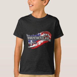 Camiseta Dia da Independência dos Estados Unidos 4 de julho