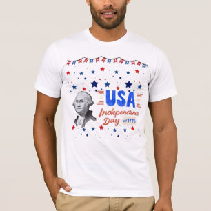 Camiseta Dia da Independência dos EUA