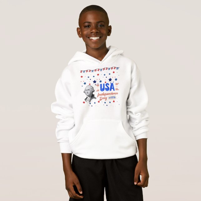 Camiseta Dia da Independência dos EUA (Frente Completa)