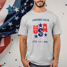 Camiseta Dia da Independência dos EUA América250