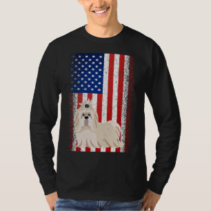 Camiseta Dia da Independência dos EUA Modelo de 4 de julho 
