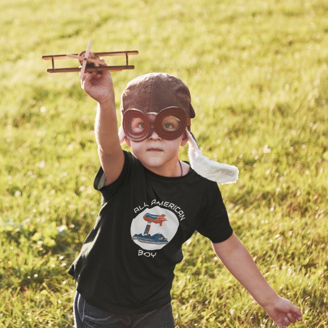 Camiseta Dia da Independência dos Meninos Americanos (Criador carregado)