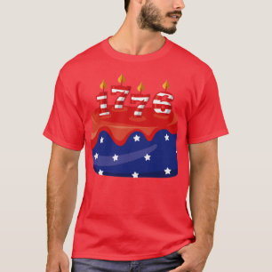 Camiseta Dia da Independência em 4 de julho de 1776 Orgulho
