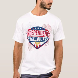 Camiseta Dia da Independência EUA