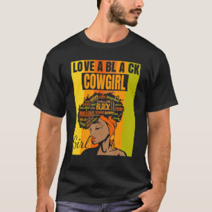 Camiseta Dia da Independência Negro  Garota do Condado Ama 