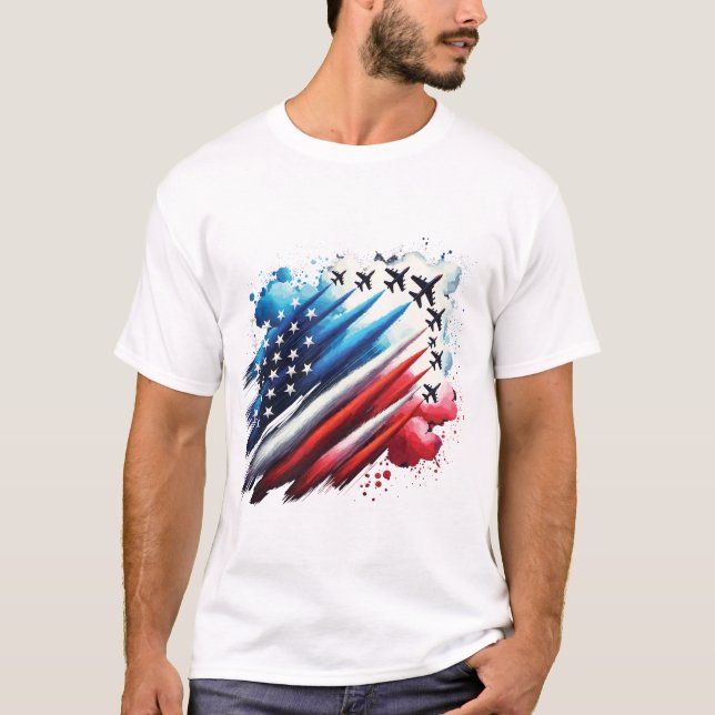 Camiseta Dia da Independência Patriota (Frente)