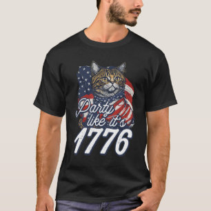 Camiseta Dia da Independência Patriótica Americano em 4 de