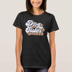 Camiseta Dia da Irmã Cachorro-Retrô, Gafanhota, Irmã-Cachor