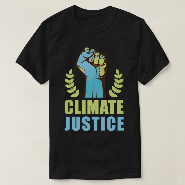 Camiseta Dia da Justiça Climática (Frente do Design)