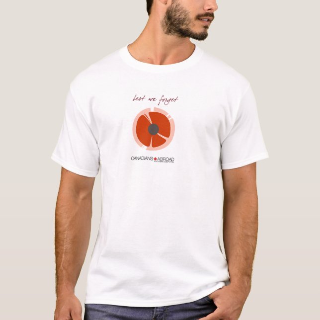 Camiseta Dia da Lembrança Gráfico 1 da Poppy (Frente)