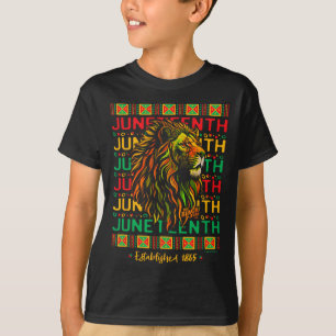 Camiseta Dia da Liberdade 1865, 12 de junho, Celebrar Negro