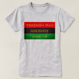 Camiseta Dia da Liberdade Juneteenth