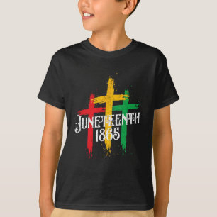 Camiseta Dia da Liberdade Negra Cruel-Cristã 1865