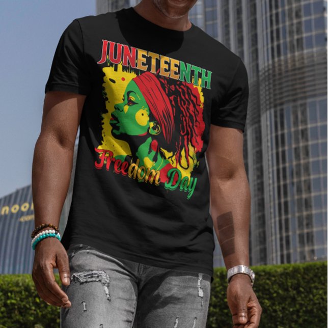 Camiseta Dia da Liberdade Negra de Juneteenth 1865 Loc (Criador carregado)