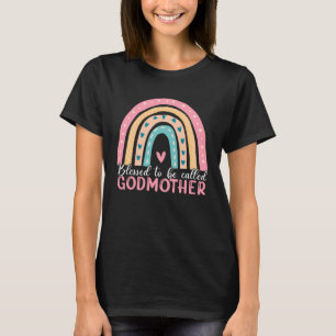 Camiseta Dia da Mãe Abençoado Por Ser Chamado De Mãe Rainbo