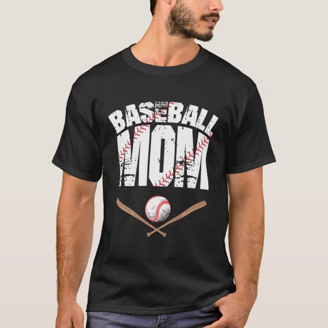 Camiseta Dia da Mãe do Beisebol (Frente)