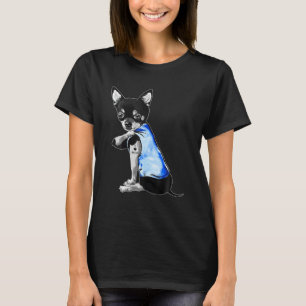 Camiseta Dia da Mãe Oferece Tatuagem de Chihuahua Cachorro