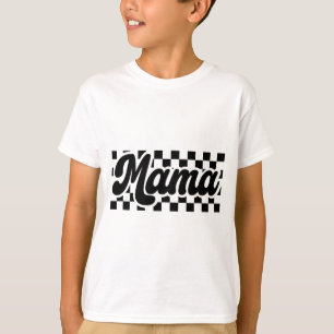 Camiseta Dia Da Mãe, Retro Vintage Mulheres Verificadas Mam