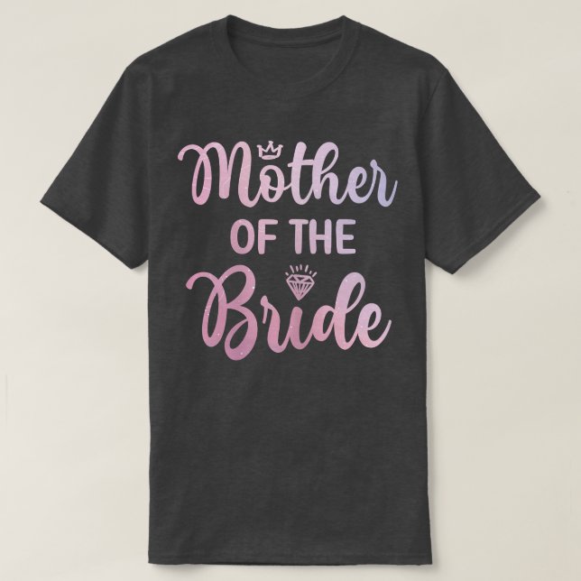Camiseta Dia Da Noiva Da Mãe Das Mulheres Presente De Chuva (Frente do Design)