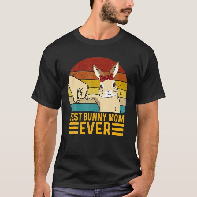 Camiseta Dia da Páscoa do Coelhinho da Melhor Mãe de Coelho (Frente)