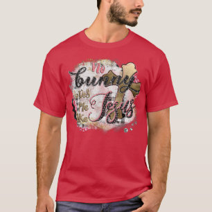 Camiseta Dia da páscoa para Crianças Não Coelhinho me ama c