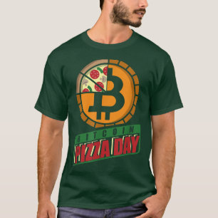 Camiseta Dia da Pizza Bitmoney, 22 De Maio Crypto