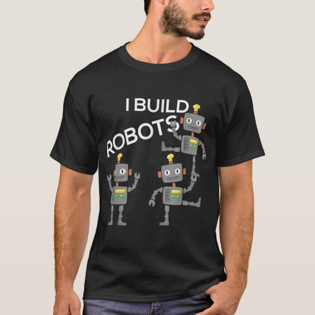 Camiseta Dia da Robótica - Ciência Robótica e Engenharia (Frente)
