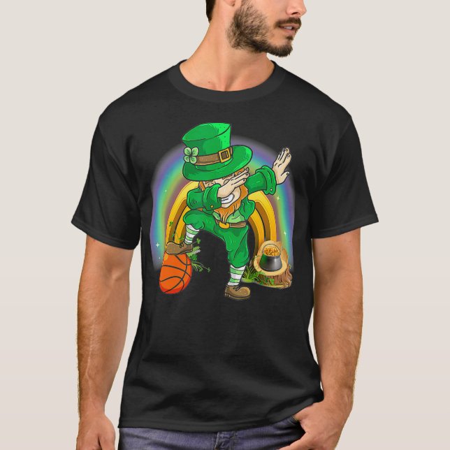 Camiseta Dia da Rua Leprechaun, no basquetebol (Frente)