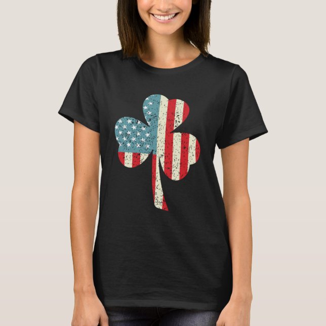 Camiseta Dia da rua Patricku2019s para os EUA (Frente)