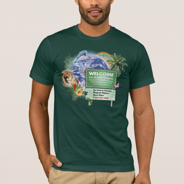 Camiseta Dia da Terra 🌐 (Frente)