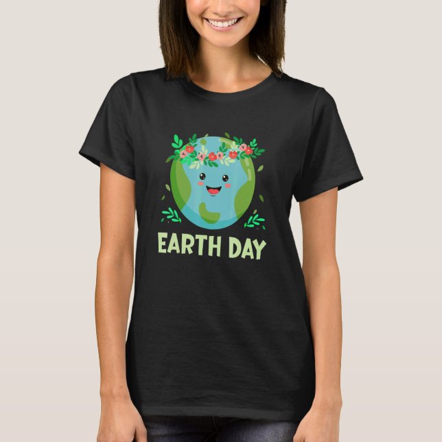 Camiseta Dia da Terra 2022 Planeta Restauração do Mar da Te (Frente)