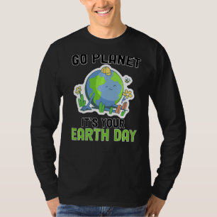 Camiseta Dia da Terra 2022 Restaurar Terra Planeta Natureza