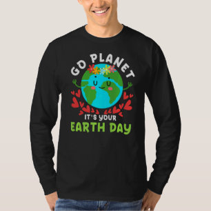 Camiseta Dia da Terra 2022 Restaurar Terra Planeta Natureza