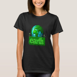 Camiseta Dia da Terra 2022 Restaurar Terra Planeta Natureza