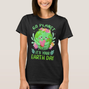 Camiseta Dia da Terra 2022 Restaurar Terra Planeta Natureza