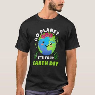Camiseta Dia da Terra 2022 Restaurar Terra Planeta Natureza