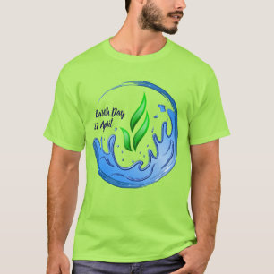 Camiseta Dia da Terra 2025 Nosso Poder Nosso Planeta Crest
