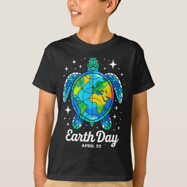 Camiseta Dia da Terra 2026 restaure a terra mar dia da Terr (Frente)