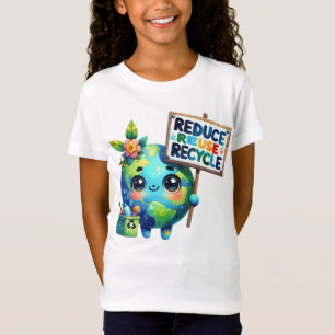 Camiseta Dia Da Terra 22 De Abril Seja gentil Com O Planeta