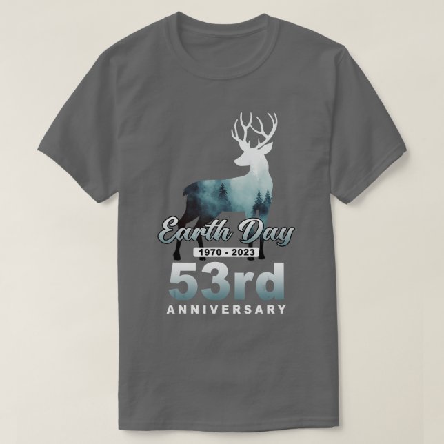 Camiseta Dia da Terra 53.º Aniversário de 2023 (Frente do Design)