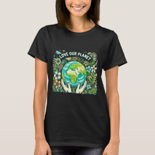 Camiseta Dia da Terra Ame Nosso Planeta
