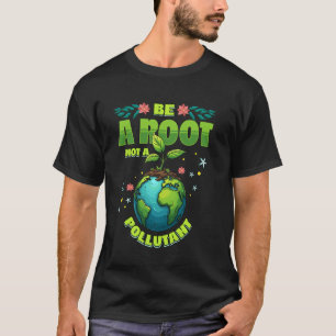 Camiseta Dia da Terra Antipoluição Ambiental