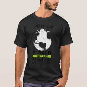 Camiseta Dia da Terra Cute 52º Aniversário 2022 Happy Earth