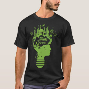 Camiseta Dia da Terra do pense verde 1