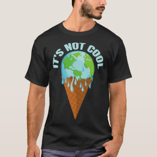 Camiseta Dia da Terra do Planeta do Sorvete de Fusão