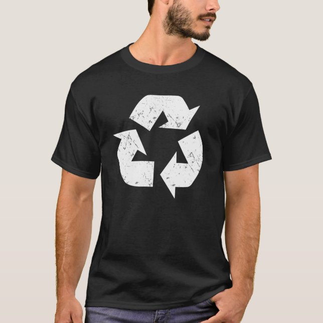 Camiseta Dia da Terra do reciclar (Frente)