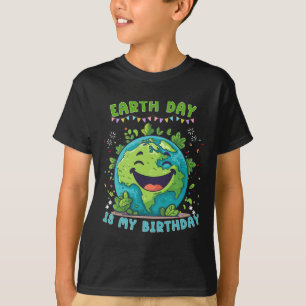 Camiseta Dia da Terra É Meu Aniversário do Dia da Terra Eng