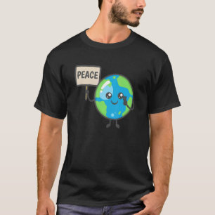 Camiseta Dia da Terra Ecológica para Homens Mulheres Crianç